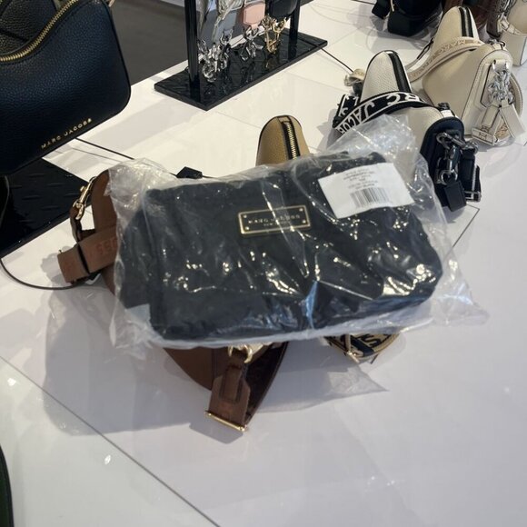 NWT Marc Jacobs Quilted Nylon Crossbody Bag H107M06SP21 Black - Picture 4 of 15